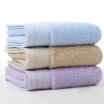 Large bed DAPU towel home textiles combed Egyptian long-staple cotton towel 3 loaded cotton thick section blue camel purple 140g article 34 76cm