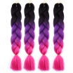 63 Colors 4 piecelot Synthetic 2T3T4T High Temperature Fiber Ombre Braiding Hair 24 inch Jumbo Braids Hair Extensions