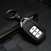 Digaron 18 Honda CRV special metal key case Binzhi Guandao Accord ten generation Civic URV car key cover leather key ring gray carbon fiber pattern