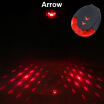 Bike Tail light 5LED10Laser USB rechargeable laser taillights Night Cycling Safety warning Lamp