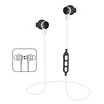 Metal plug in memory card running wireless dual earphone Bluetooth headset