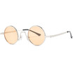 SHAUNA Fashion Women Small Super Round Sunglasses Retro Men Clear Red Lens Glasses UV400