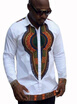 Mens Printed Long Sleeved Shirt