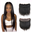 Dream Like Malaysian 3 Bundles Virgin Straight Hair with 13X4 Lace Frontal Black Color