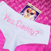 Women Yes Daddy Underpants Seamless Lingerie Briefs Knickers Underwear Panties