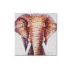 Abstract colorful elephant decorative painting with frame canvas modern living room bedroom background wall