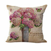18 * 18 pulgadas 45 * 45 cm Poliéster Patrón de Flor Romántica Funda de Cojín Sofá Decorativo Coche Cintura Square Pillow Case Funda de Almohada 18 * 18 pulgadas 45 * 45 cm Poliéster Patrón de Flor Romántica Funda de Cojín Sofá Decorativo Coche Cintura Square Pillow Case Funda de Almohada