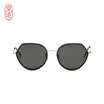 JING ZAO Sunglasses for women Irregular-round HD polarized UV protection