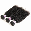 Racily Hair Brazilian Kinky Curly Virgin Hair 3 Bundles Natural Black Human Hair Extensions