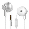 Langsdom F9 Metal Phone Earphones Half In-ear Earphone with Microphone Stereo Headset Earbuds for phone Xiaomi fone de ouvido