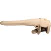 Armor integrated long tail clip armor lock GH-L-65- beige car steering wheel lock front lock anti-theft lock T-lock