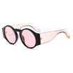 SHAUNA Fashion Candy Color Women Round Sunglasses Retro Men Red Tinted Lens Shades UV400
