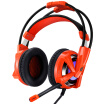 First impression G901 headset computer headset 71 sound effects smart adjustable shock gaming gaming headset with wire control orange