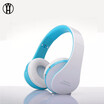 WH NX-8252 Wireless Bluetooth Headphone Foldable Super Stereo Bass earphone music earbud Portable Headset for iphone smart phone