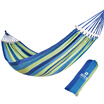Still hammered hammock widened thickening rainbow hammock swing bed wood canvas hammock camping camping swings 190 80cm including storage with 4 tied rope