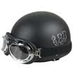 Dade electric car helmet female Harley half helmet male four seasons universal battery car helmet all code dumb black bear