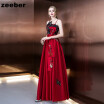 plus size red bridesmaid mother of the bride dresses formal party evening dresses long lace gown for wedding party