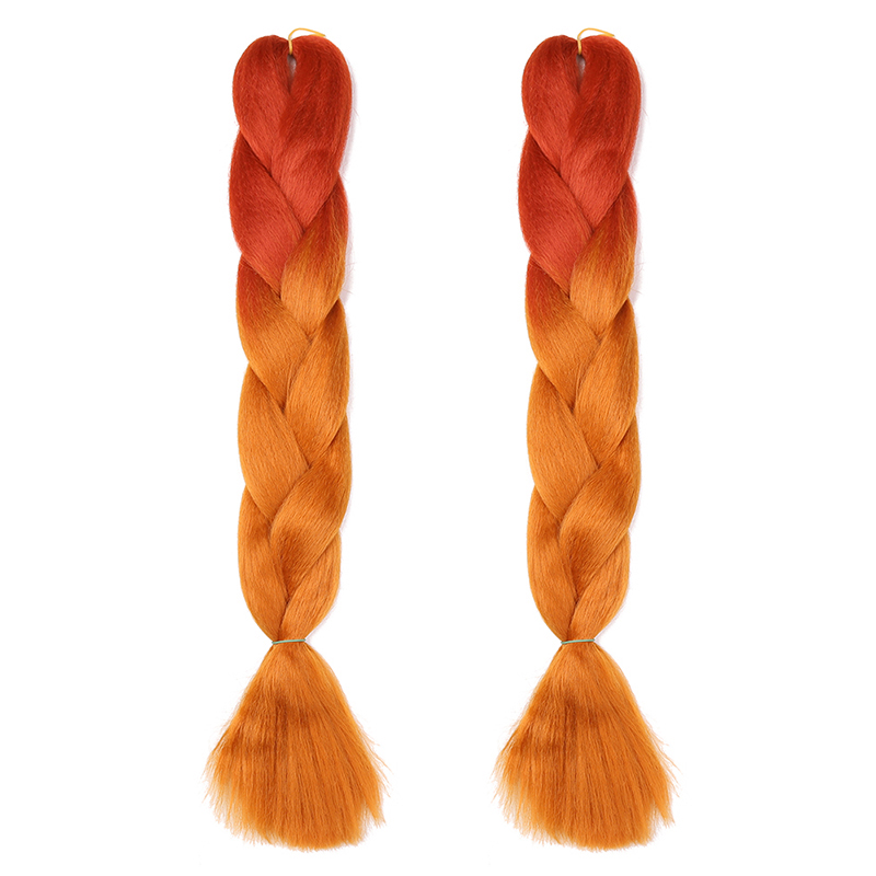 2T 3T Jumbo Braids Hairstyles Hair For Russian Women Colors Synthetic Braiding Hair