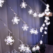 10M 100Leds 220V Christmas Tree Snow Flakes Led String Fairy Light Xmas Party Home Wedding Garden Garland Christmas Decorations