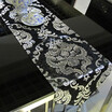 Free Shipping 30160cm Europe Style Table Runner Hot Silver Home Decoration Tablecloth Embroidery Cloth Hotel Villa Wedding