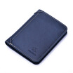 Retro Tri-fold Mens Short Wallet Simple Mens Large Capacity Soft Leather Wallet