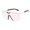 SHAUNA Oversize Goggle Sunglasses Fashion Integrated Gradient Lens Shades UV400