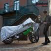 Tanked Racing Electric Car Battery Scooter Motorcycle Car Cover TMC004 Sun Protection Rain Cover Dust M Code Silver