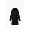2018 autumn new womens long windbreaker with belt trench coat