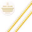 Kinbor hand book&paper tape 5mm7mhand book sticker foundation fine section tape golden dividing line DTB64295
