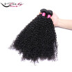 Guangzhou Hair Products Brazilian Virgin Hair Curly Wave 3 Bundles Kinky Curly Brazilian Hair Weave Bundles Human Hair