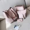 Nuevo tipo de bolsa de traje de cuatro piezas Pu bolso de color sólido para mujer bolso de 8 colores