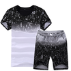 New Summer Fashion Men&39s Short Sleeve T Shirt Suit 4 Colors T shirtpants