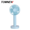 TOMNEW Portable USB Mini Fan Handheld 2000mA Desk 3 Speeds Marcarons Handy Fan with Mirror for Home Office Outdoor