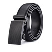XHtang Mens Belt Genuine Leather Automatic Buckle belt For Waistband Ratchet Strap Black Leather Belt Designer Belt For Jeans Gift