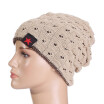 Women Men Winter Knitted Wool Cap Dual-Side Hip-Hop Skullies&Beanies Hat