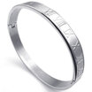 Hpolw MensWomens silver Stainless Steel Classic Roman Numeral circular Bracelet Hpolw MensWomens silver Stainless Steel Classic Roman Numeral circular Bracelet