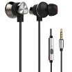 Pioneer SEC-CL71S In-Ear Curtain Music Phone Headset Metal Silver