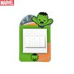 Marvel Green Giant Switch Sticker Cover Soft Glue Luminous Switch Sticker Creative Cartoon Switch Set Decorative Sticker Wall Sticker Socket Cover