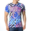 Mens Animals Printing Short Sleeve O-Neck T-Shirts