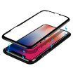 Mzxtby Magnetic Case for iPhone X Magnetic Adsorption for iPhone 7 Magnet Case Tempered Glass Metal Cover for iPhone 8 Plus