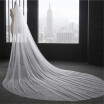 Simple White Ivory Cathedral Length Wedding Veils One Layer Tulle Long Bridal Veil Wedding Accessories with Comb