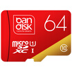 Wheat disk bandisk 64GB reading speed 100MB s Class10 mobile phone memory card MicroSDXC UHS-I driving recorder monitoring camera memory card TF card Wheat disk bandisk 64GB reading speed 100MB s Class10 mobile phone memory card MicroSDXC UHS-I driving recorder monitoring camera memory card TF card