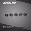 New Remote Control Toys RC Cars Accessories GoolRC M1 5mm 11T 12T 13T 14T 15T Pinion Motor Gear Combo Set for 18 RC Car Brushed B