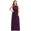 Evening Long Prom Dress Formal Party Bridesmaid Gown Chiffon A-line Dresses Plus Size