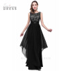 In Stock Cheap Lace Long Evening Dresses 2018 Mother of the Bridesmaid Dresses Chiffon Formal Party Dress Backless Evening Gown