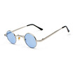 SHAUNA Wide Bridge Retro Rock Punk Sunglasses Classic Small Round Clear Red Sun Glasses UV400