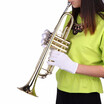 Trumpet Bb B Flat Brass Exquisite with Mouthpiece Gloves