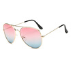 Unisex New Gradient Ocean Lens Fashionable Sunglasses Aviator Eyeglasses
