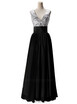 V Neck Sequined Chiffon Long Prom Dresses Sleeveless Formal vestido de festa Party vestido longo Evening Bridesmaid Dresses