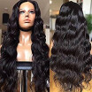 Clymene Hair 5x45 Lace Front Silk Top Wigs Human Hair Brazilian Virgin Loose Wave 150 Density Lace Front Human Hair Wigs